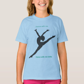 Het Playground T-shirt met danseres in het blauw