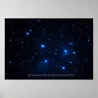 Het Pleiades Star-cluster Poster
