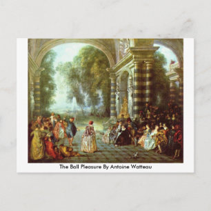 Het pleidooi van Antoine Watteau Briefkaart