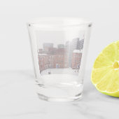 Het plein shot glas (Achterkant)