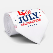 Het plein van 4 juli stropdas (Opgerold)