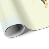 Het pluisdop omlaag schuiven cadeaupapier (Rol Hoek)