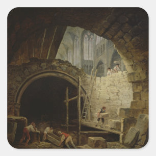 Het plunderen van de Royal Vaults Vierkante Sticker