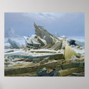 Het Polaire Zee, 1824 Poster