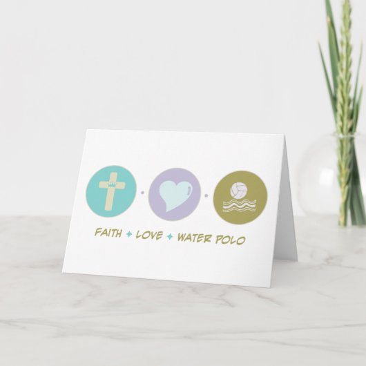 Het Polo van het Water van de Liefde van het Kaart (Voorkant)