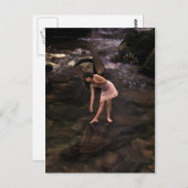 Het Pond Fairy, Fantasy Art Briefkaart (Voorkant / Achterkant)