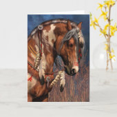 Het Pony Notecard van de oorlog Kaart (Gele Bloem)
