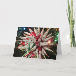 Het Poolse Wenskaart van Kerstmis van Sterren Feestdagen Kaart