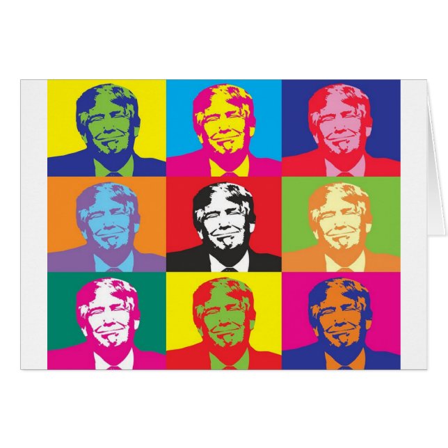 Het Pop-art van Donald Trump (Voorkant Horizontaal)