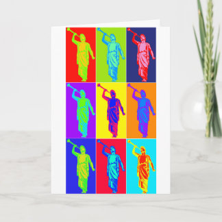 Het Pop-art van Moroni van de engel Kaart