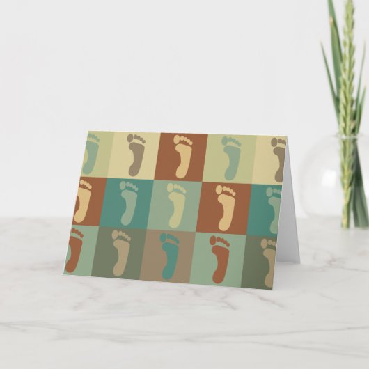 Het Pop-art van Podiatry Kaart (Voorkant)