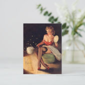 Het Poppen van Korn omhoog Briefkaart (Staand voorkant)