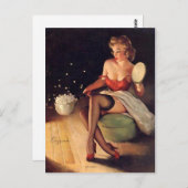 Het Poppen van Korn omhoog Briefkaart (Voorkant / Achterkant)