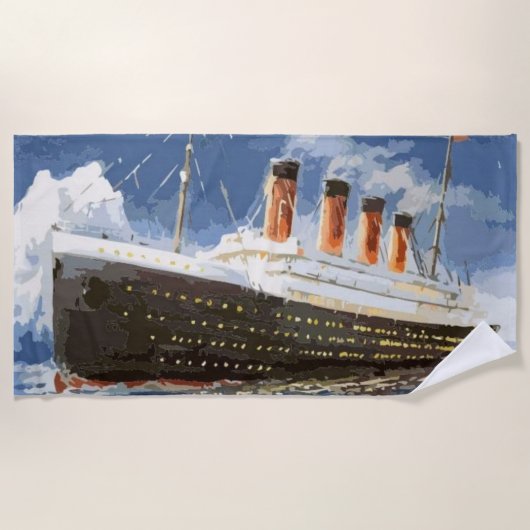 het populairste schip ter wereld strandlaken (Voorkant)