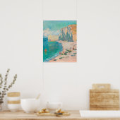 Het portaal van Rouen Cathedral in Morning Light Poster (Keuken)