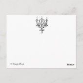 Het portret briefkaart (Achterkant)