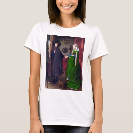 Het portret van Arnolfini, Jan van Eyck T-shirt (Voorkant)