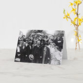 Het portret van de groep van vakbondsleden kaart (Gele Bloem)