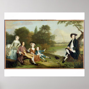Het portret van een Familie, traditioneel genoemd Poster