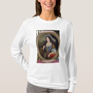 Het portret van een Onbekende Geleerde Vrouw voor T-shirt