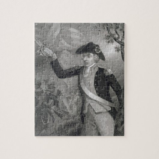 Het portret van generaal Francis Marion bij de sla Legpuzzel (Verticaal)