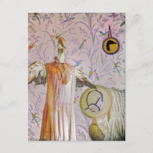 Het portret van mevrouw Smew Briefkaart (Voorkant)