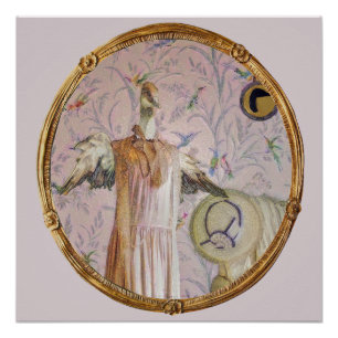 Het portret van mevrouw Smew Perfect Poster