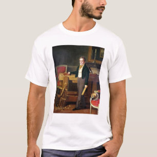 Het portret wordt geacht Alfred de La Chaussee te T-shirt