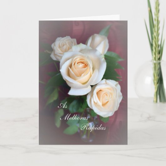 Het Portugees: Aangezien melhoras/goed spoedig Kaart (Voorkant)