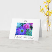 Het Portugees: De verjaardag Parabens mãe van het Kaart (Gele Bloem)