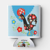 Het Portugese rooster van Barcelona Blikjeskoeler (Achterkant)