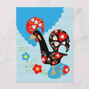 Het Portugese rooster van Barcelona Briefkaart