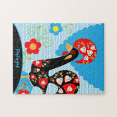 Het Portugese rooster van Barcelona Legpuzzel (Horizontaal)