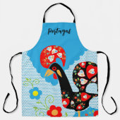 Het Portugese rooster van Barcelona Schort (Voorkant)