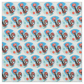 Het Portugese rooster van Barcelona Stof (Swatch)