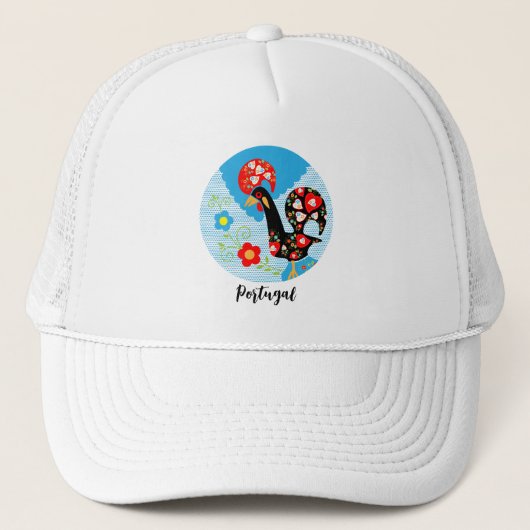 Het Portugese rooster van Barcelona Trucker Pet (Voorkant)