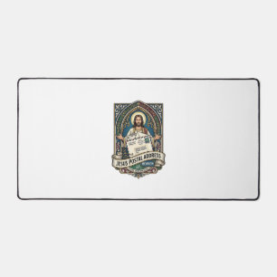 Het postadres van Jezus is de hemel Het postadres Bureaumat