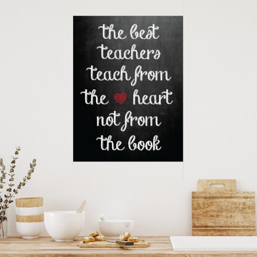 Het Poster Beste Leerkrachten (Keuken)