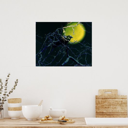 Het poster Crow (Keuken)