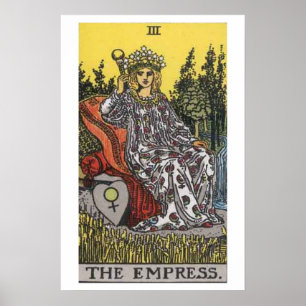Het Poster Empress Tarot Kaart