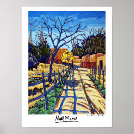 Het Poster Fe Santa Fe van de Fence Shadows