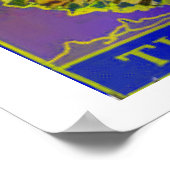 Het Poster Fool Tarot Kaart Psychedelic (Hoek)