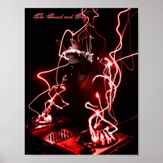 Het poster Geluid en Furie (Voorkant)