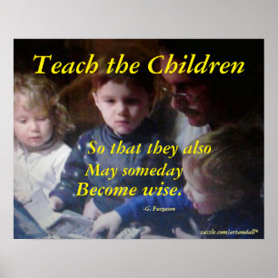 HET POSTER KINDEREN ONDERTEKENEN