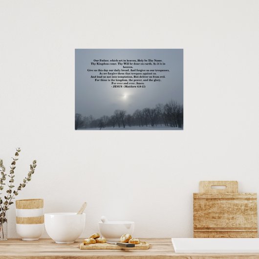 HET POSTER LORDS PRAYER (Keuken)