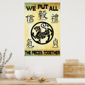 Het Poster Martial Arts (Keuken)