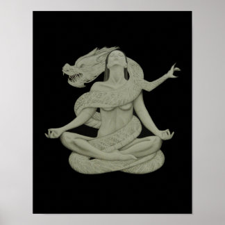 het poster met de drakenkoningin