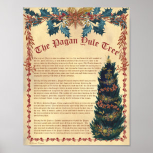 HET POSTER PAGAN YULE TREE