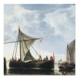 Het Poster Passage Boat Aelbert Cuyp Perfect Poster