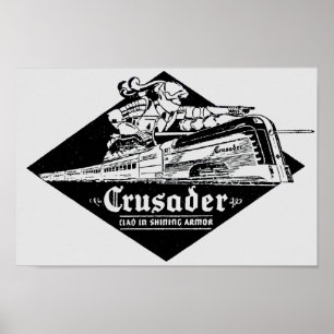 Het Poster "Reading Railroad Crusader Streamliner"